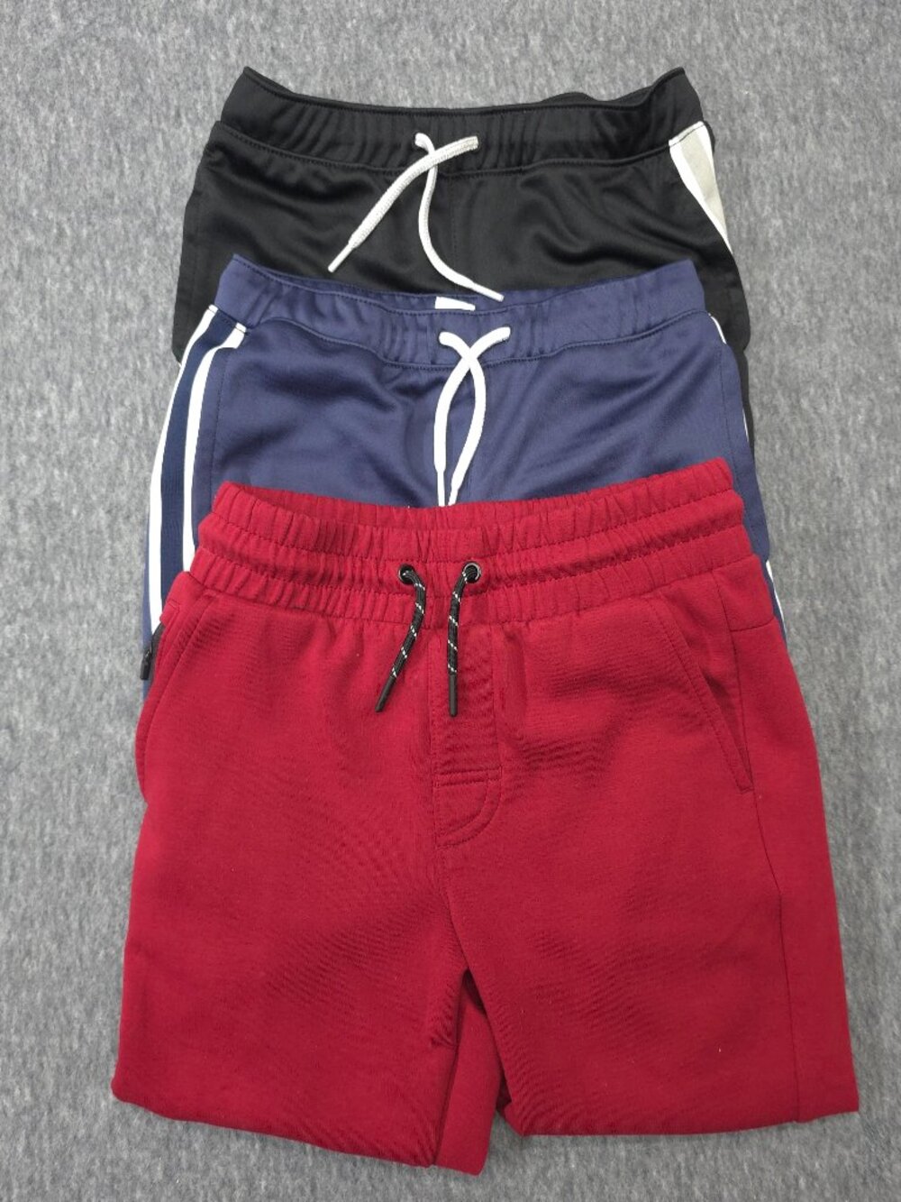 Boys Size 7 Carter's Member's Mark Jogger Track Pants Bundle 3 Pair
